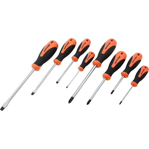Tools 8 Piece Assorted Screwdriver Set, Comfort Grip Handles